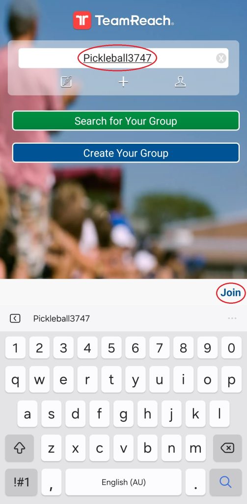 Sdreenshot - TeamReach App