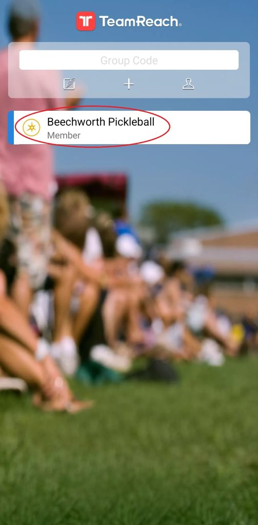 Screenshot - TeamReach App