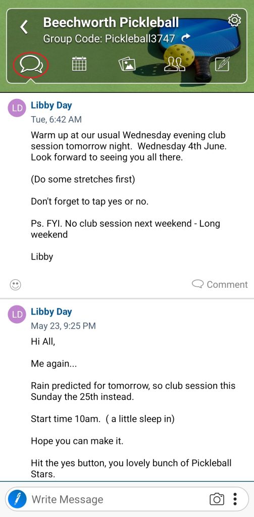 Screenshot - TeamReach App
