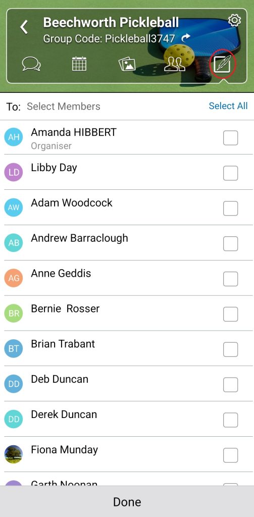 Screenshot - TeamReach App